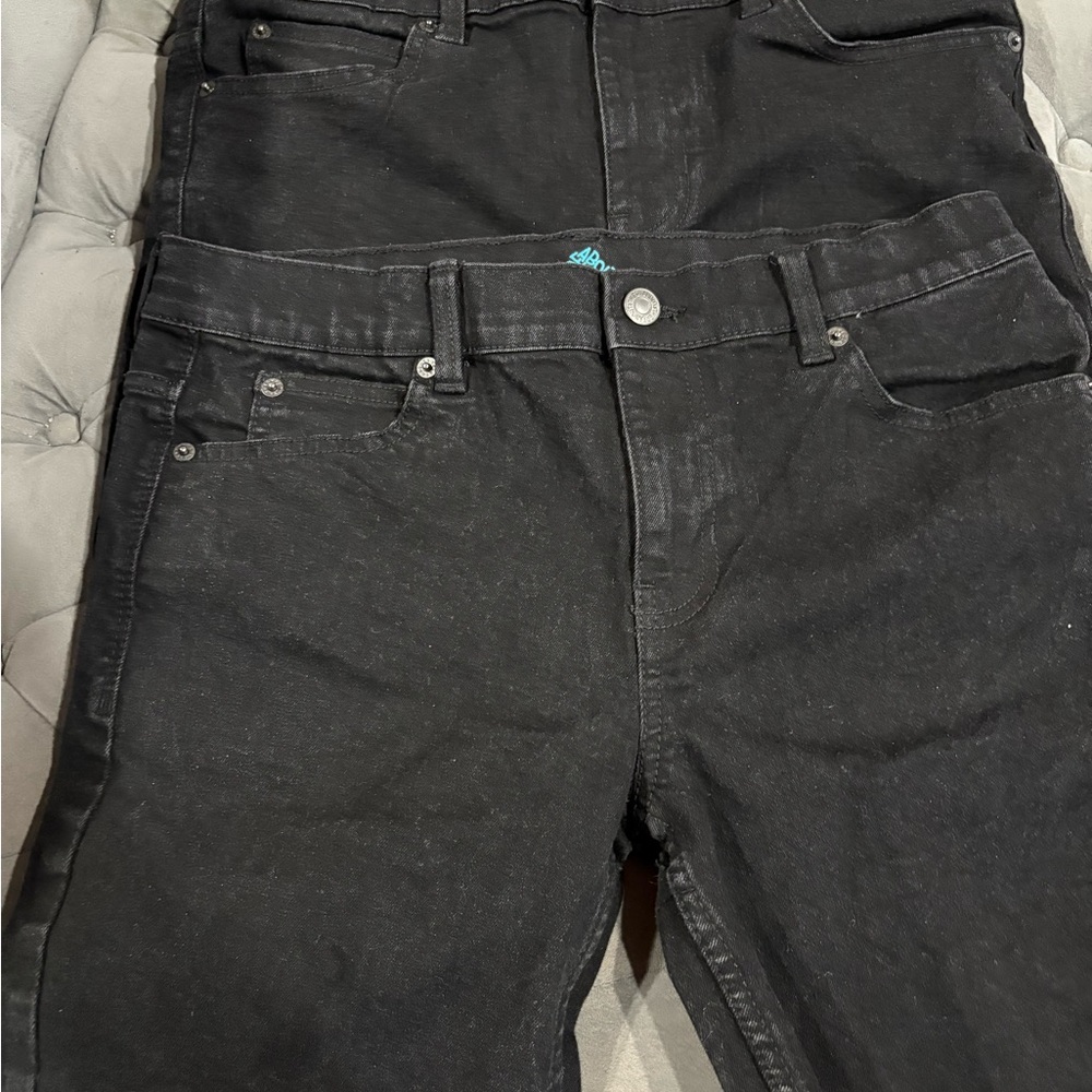 Thereabouts Big Kid Black Stretch Fabric Skinny Fit Denim Jean